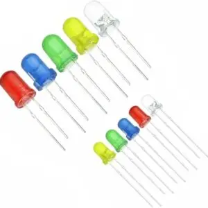 100 unids/Lote 3mm 5mm F3 F5 LED Redondo Ultra Brillante