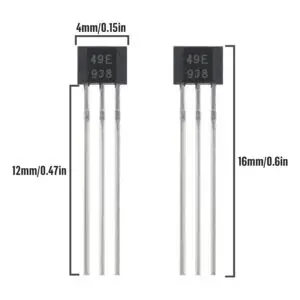 Sensor de efecto Hall 3Pins Detector magnético